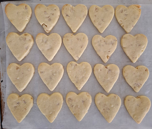 GINGER & WALNUT VANILLA SHORTBREAD RECIPE