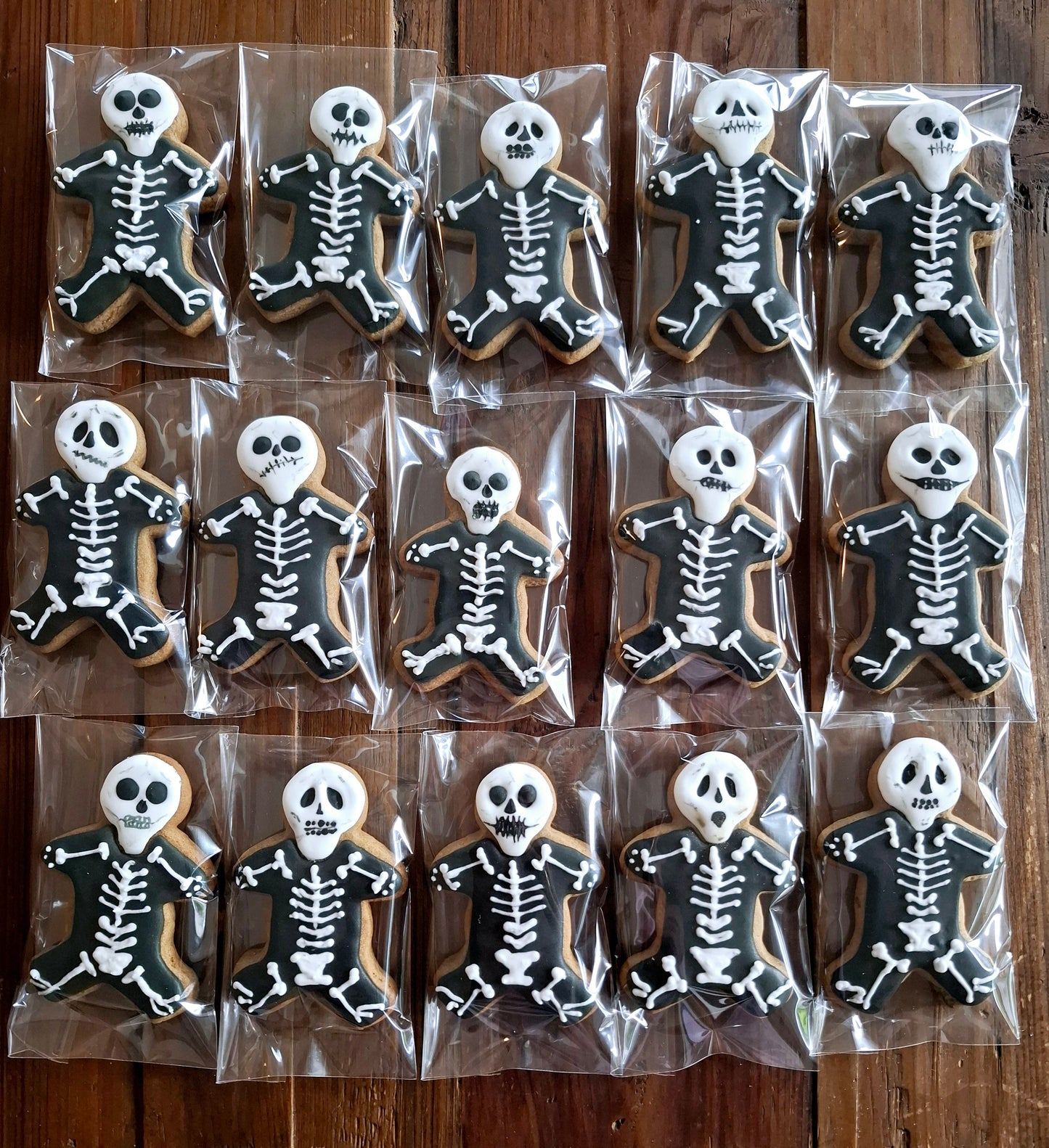 Halloween Skeleton cookies
