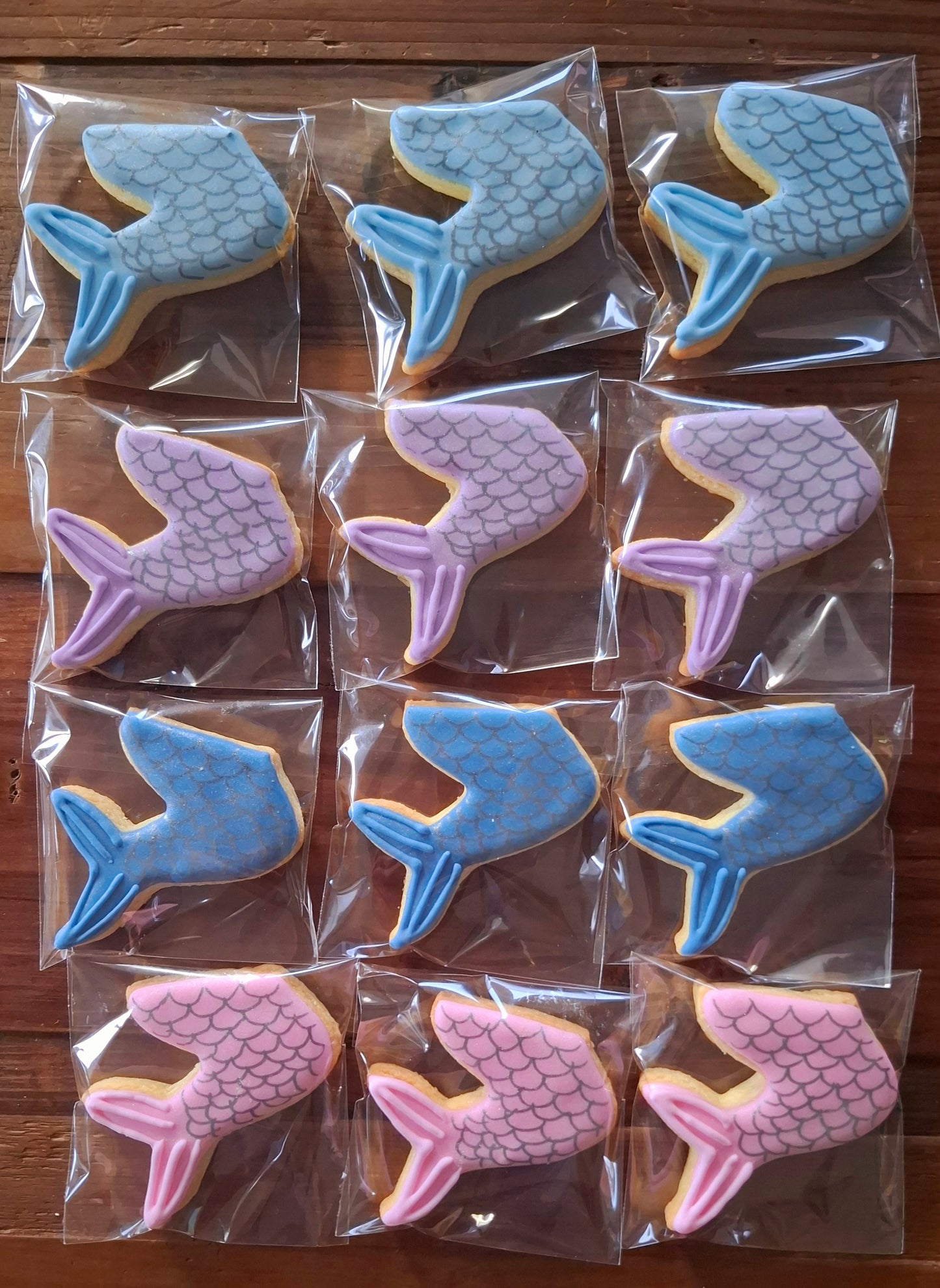 Mermaid Tail cookies