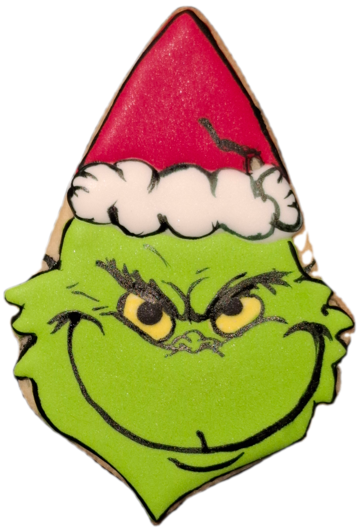 ICED GRINCH COOKIES