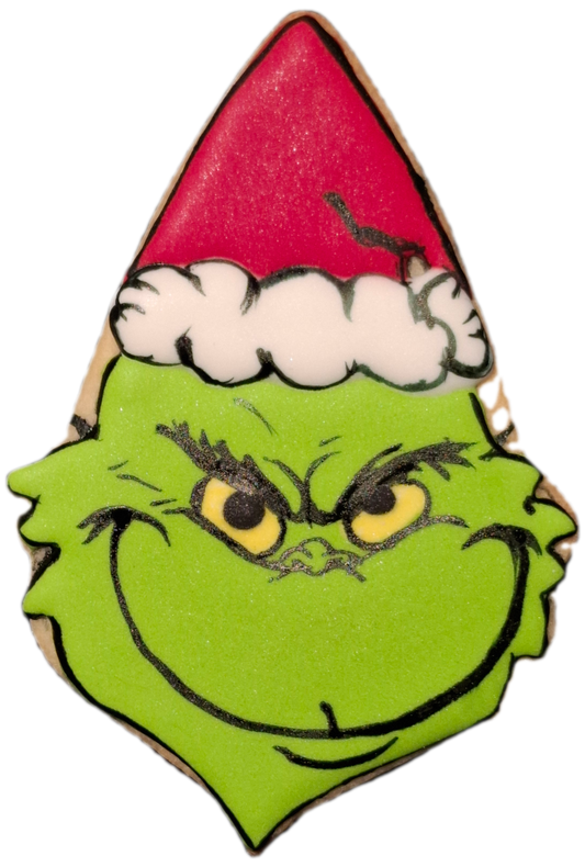 ICED GRINCH COOKIES