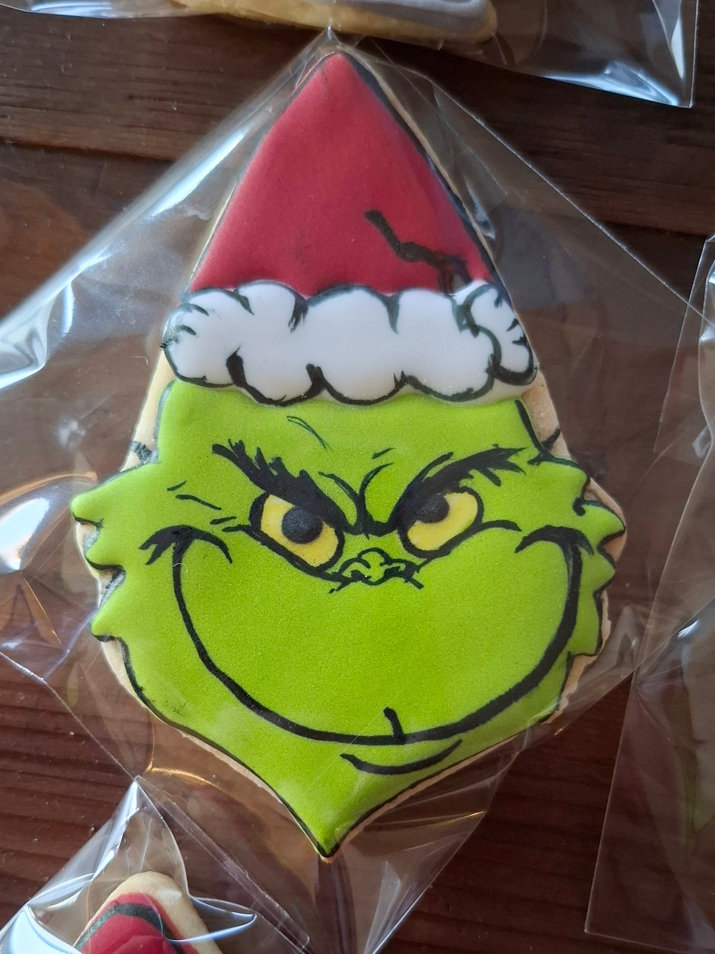 ICED GRINCH COOKIES