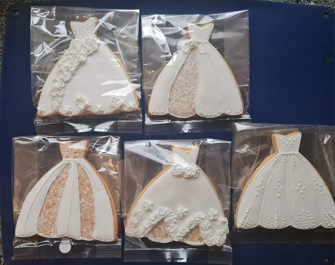 Wedding Dress cookies